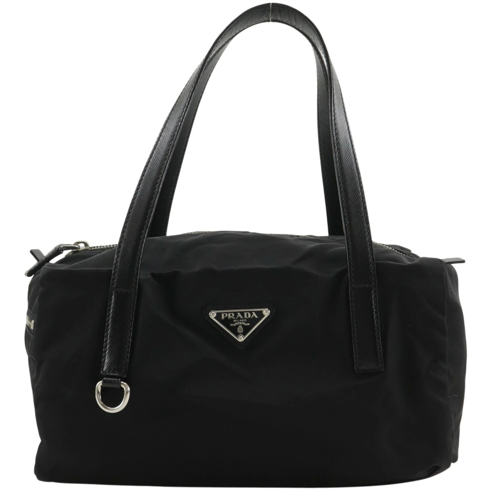Prada Boston 2Way Shoulder Tote Bag Black